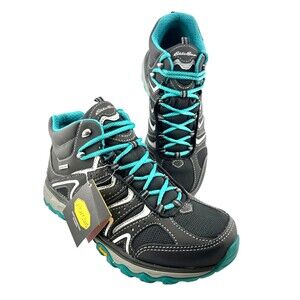 NIB $170 Eddie Bauer Women’s 9 Lukla Pro Mid Hiking Shoes Boots Vibram Leather